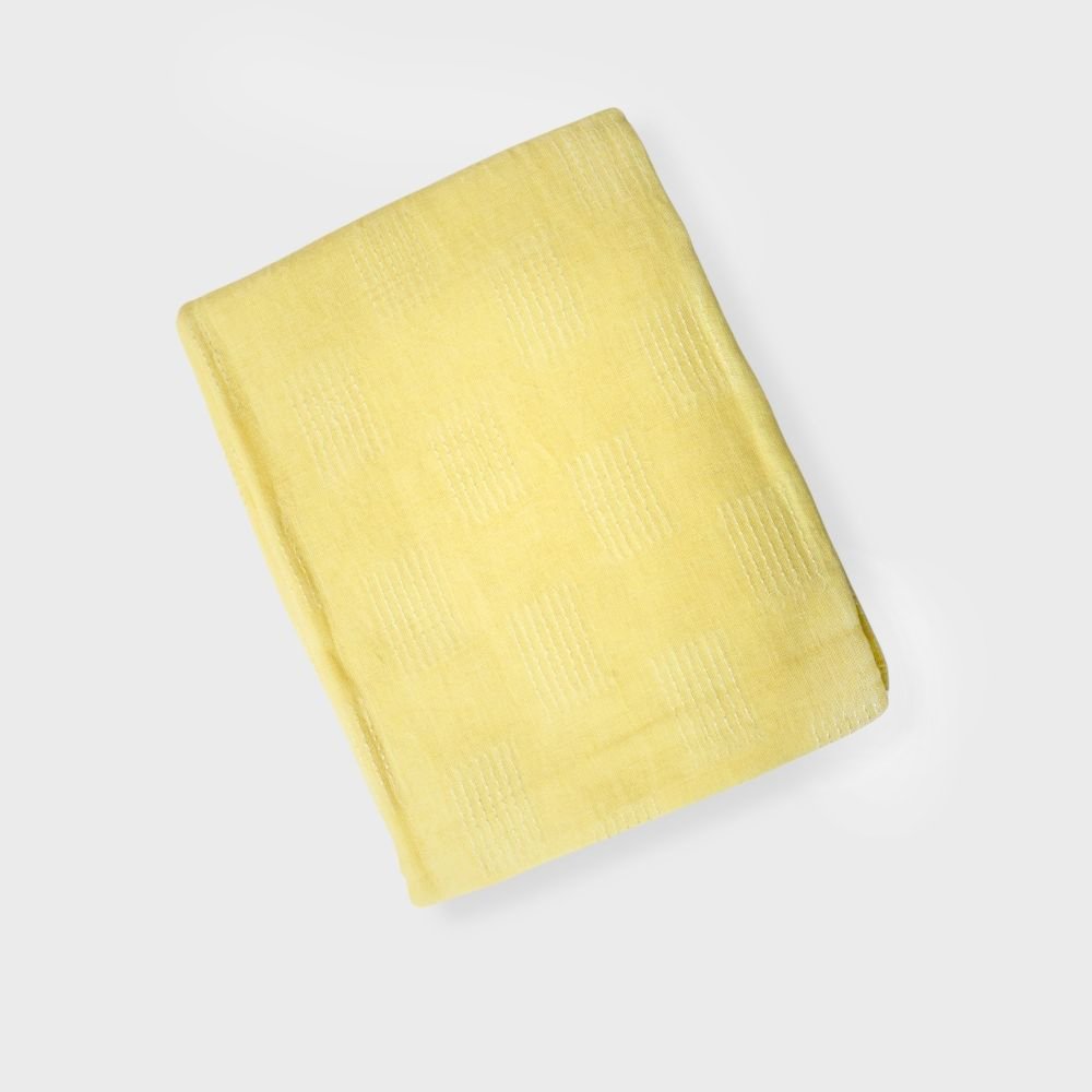 Yellow Linen Unstiched Suit sku-118455